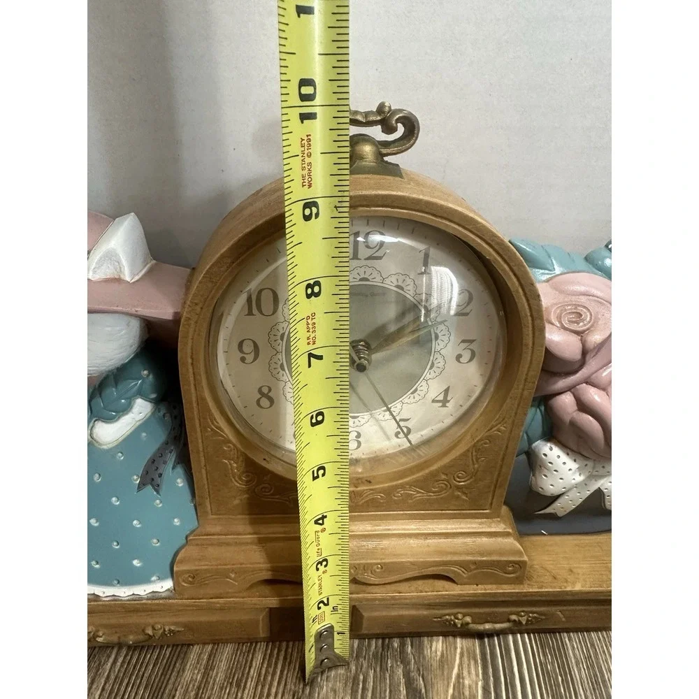 VTG Burwood Cat/kitten Country Clock WORKS‎